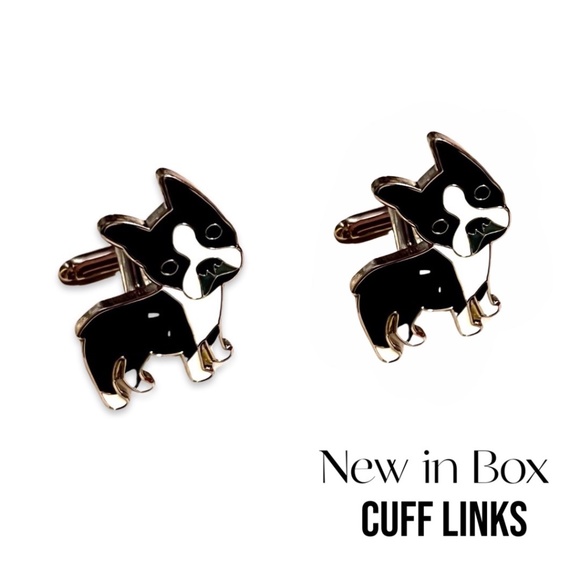 IOTA LINKS Other - IOTA LINKS - CUFF LINKS  - BOSTON TERRIER  brand new in gift box